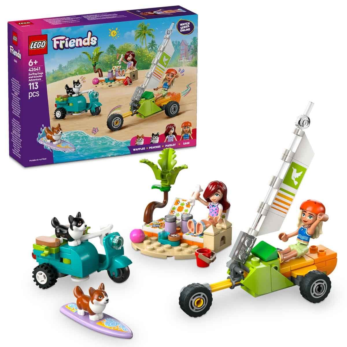 Lego Oyun Setleri, Lego, LEGO Friends Sörfçü Köpekler ve Scooter Macerası 42641