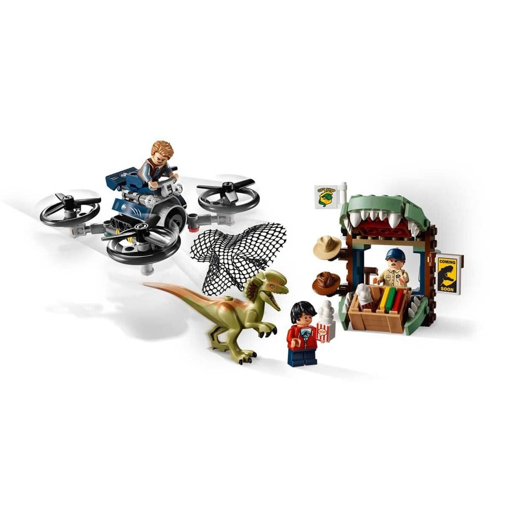 Lego Oyun Setleri, Lego, LEGO Jurassic World Dilophosaurus Kaçıyor 75934