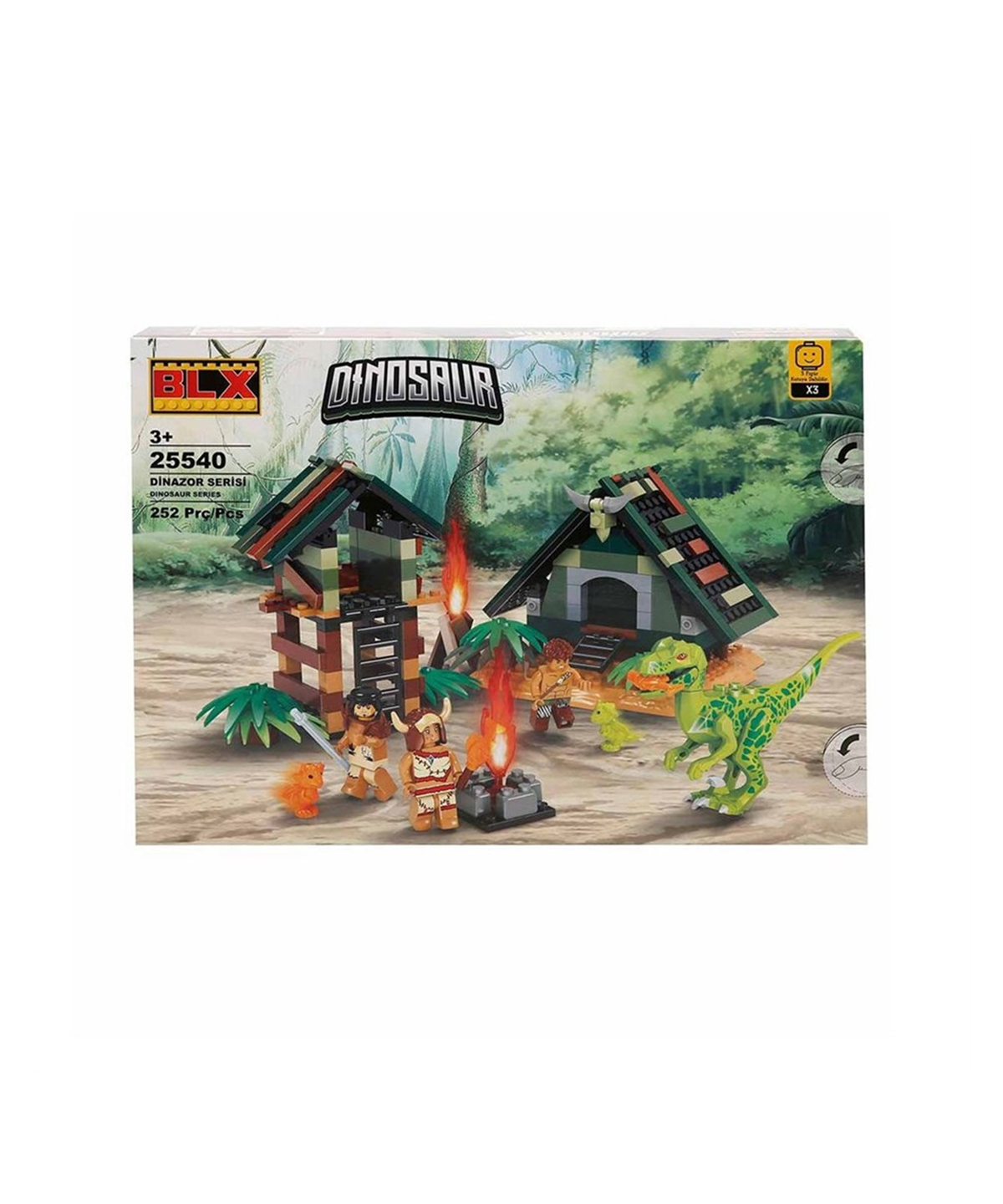 Lego Setleri, Sunman, BLX Dinazor Serisi 25540 252 Parça