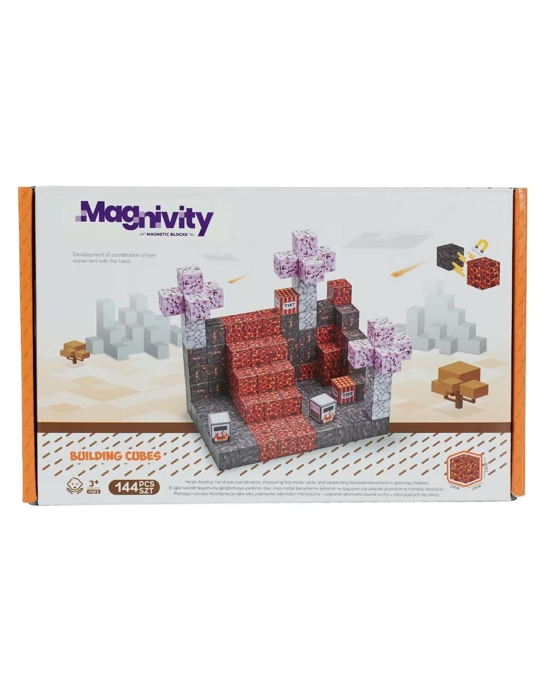 Lego Setleri, MEGA OYUNCAK, Magnivity Manyetik Bloklar 144 Parça