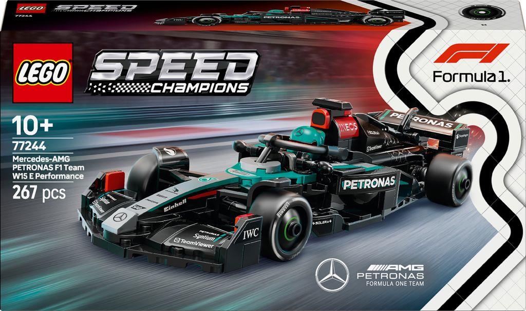 Lego Speed Champion, Lego, LEGO Speed Champions Mercedes-AMG F1 W15 Yarış Arabası 77244