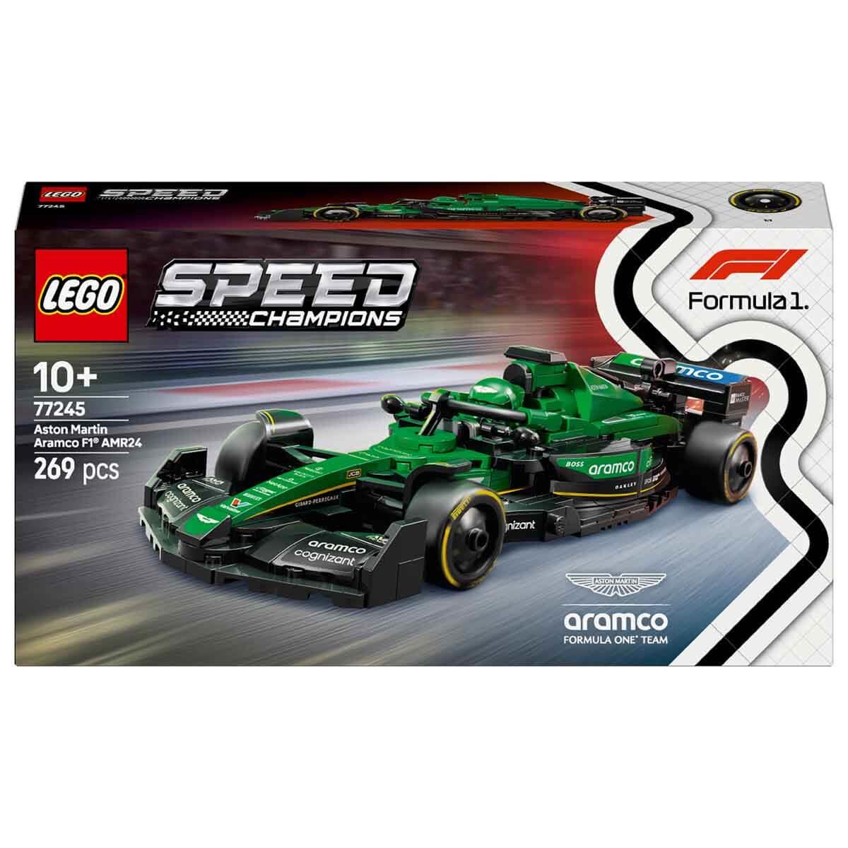 Lego Speed Champion, Lego, LEGO Speed Champions Aston Martin Aramco F1 AMR24 Yarış Arabası 77245