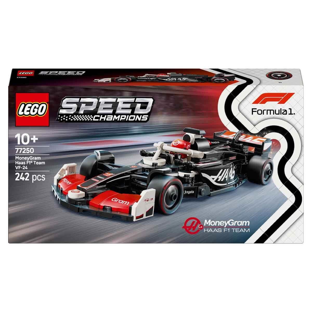 Lego Speed Champion, Lego, LEGO Speed Champions MoneyGram Haas F1 Team VF-24 Yarış Arabası 77250