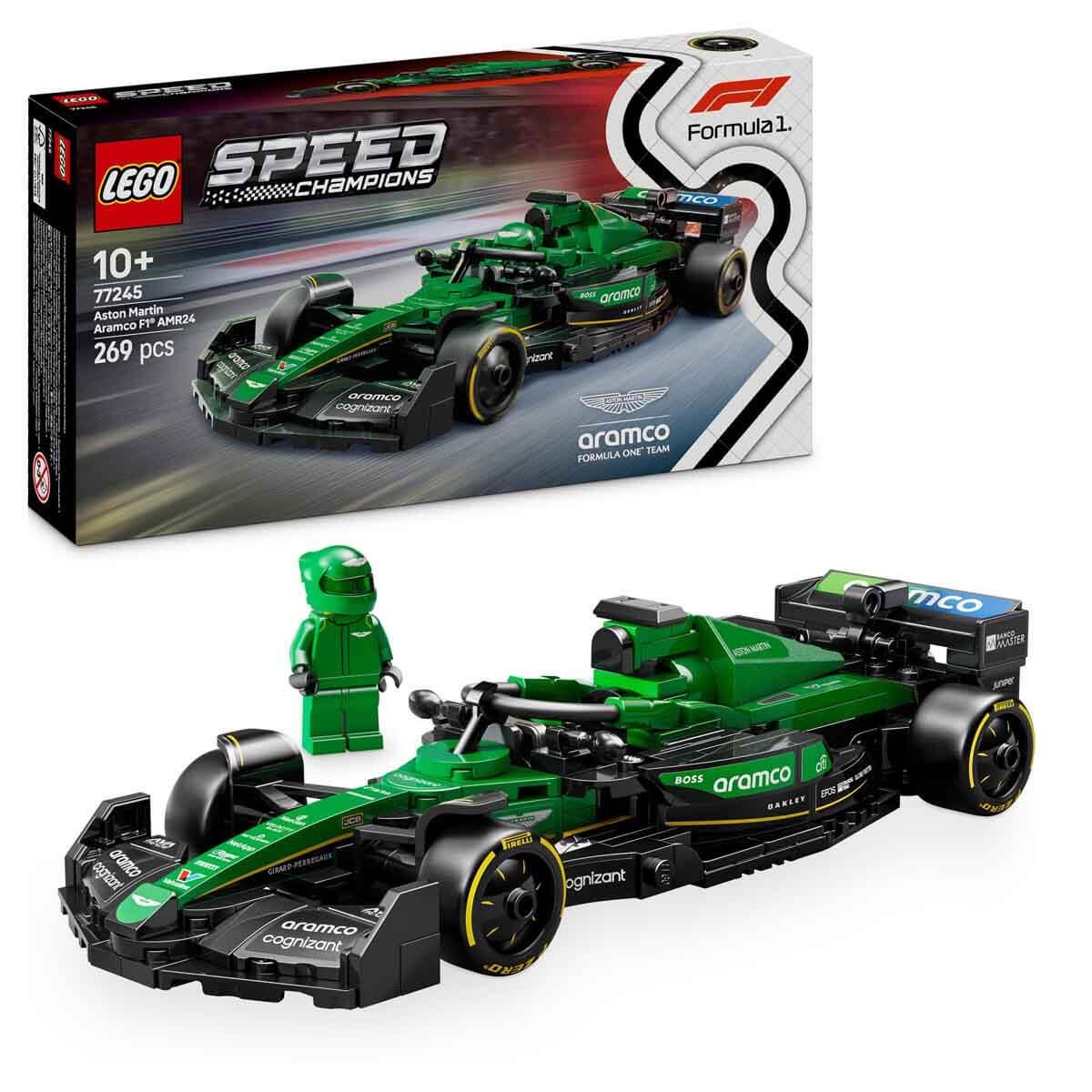 Lego Speed Champion, Lego, LEGO Speed Champions Aston Martin Aramco F1 AMR24 Yarış Arabası 77245