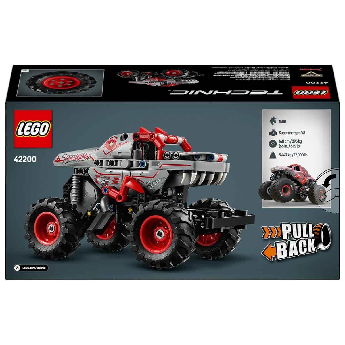 Lego Technic, Lego, LEGO Technic Monster Jam ThunderROARus Çek-Bırak 42200