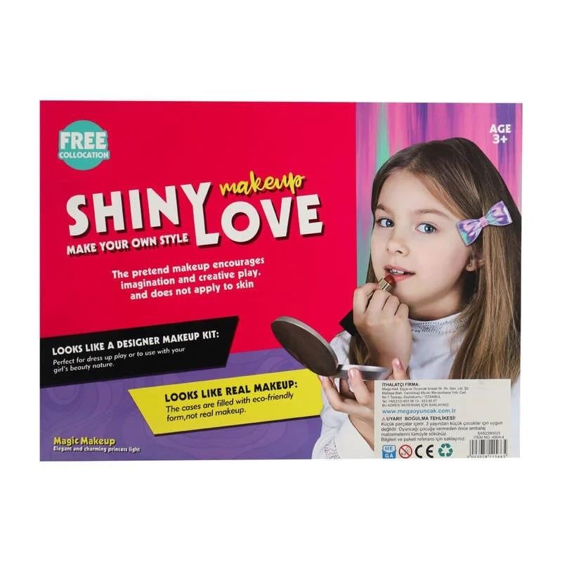 Makyaj ve Güzellik Setleri, MEGA OYUNCAK, Shiny Love Makjay Çantalı Manikür Seti 