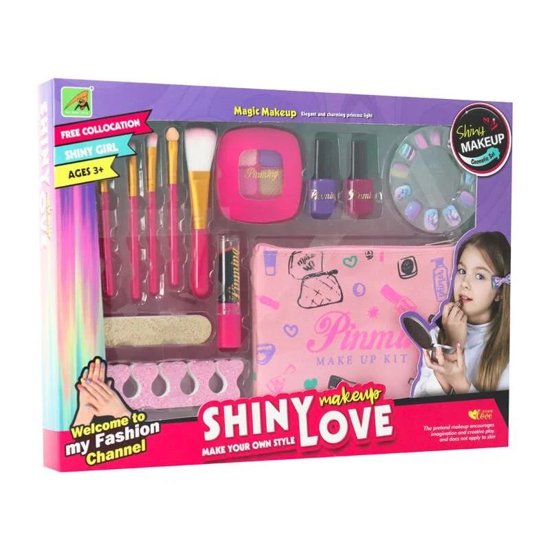 Makyaj ve Güzellik Setleri, MEGA OYUNCAK, Shiny Love Makjay Çantalı Manikür Seti 