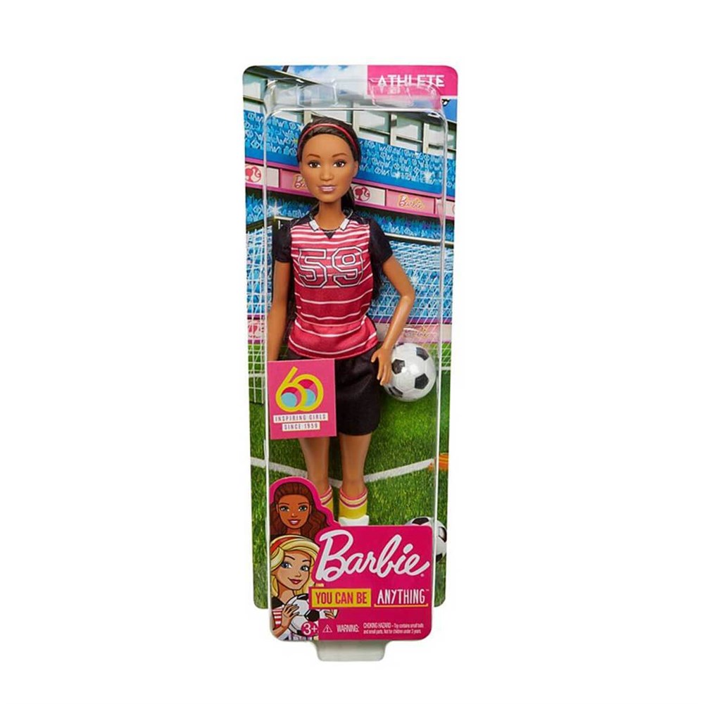 Manken Bebekler, Barbie, Barbie 60. Yıl Kariyer Bebekleri GFX23 - Futbolcu