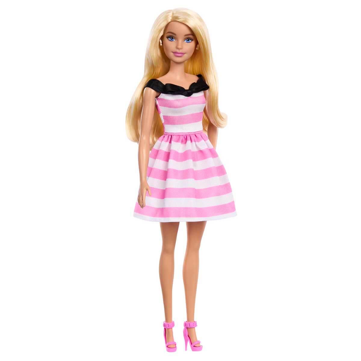 Manken Bebekler, Barbie, Barbie 65.Yıl Özel Pembe Elbiseli Bebek HTH66