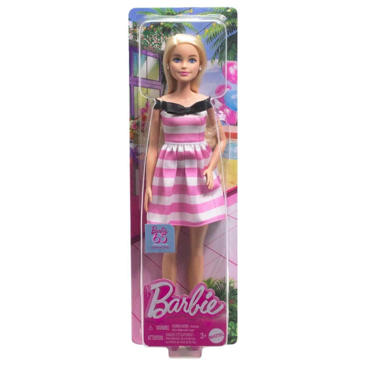 Manken Bebekler, Barbie, Barbie 65.Yıl Özel Pembe Elbiseli Bebek HTH66