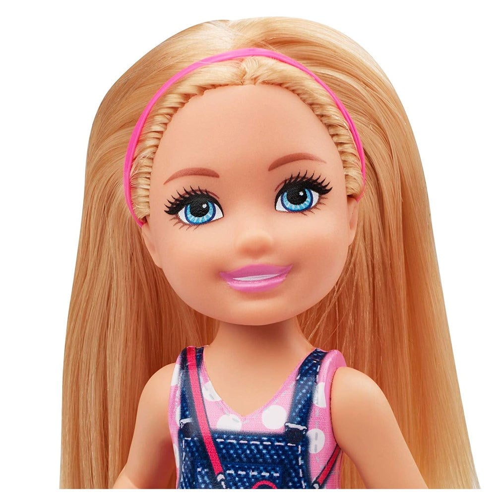 Manken Bebekler, Barbie, Barbie Aksesuarlı Chelsea Bebekler DWJ33 GHV65 Kot Elbiseli