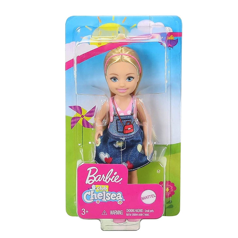Manken Bebekler, Barbie, Barbie Aksesuarlı Chelsea Bebekler DWJ33 GHV65 Kot Elbiseli