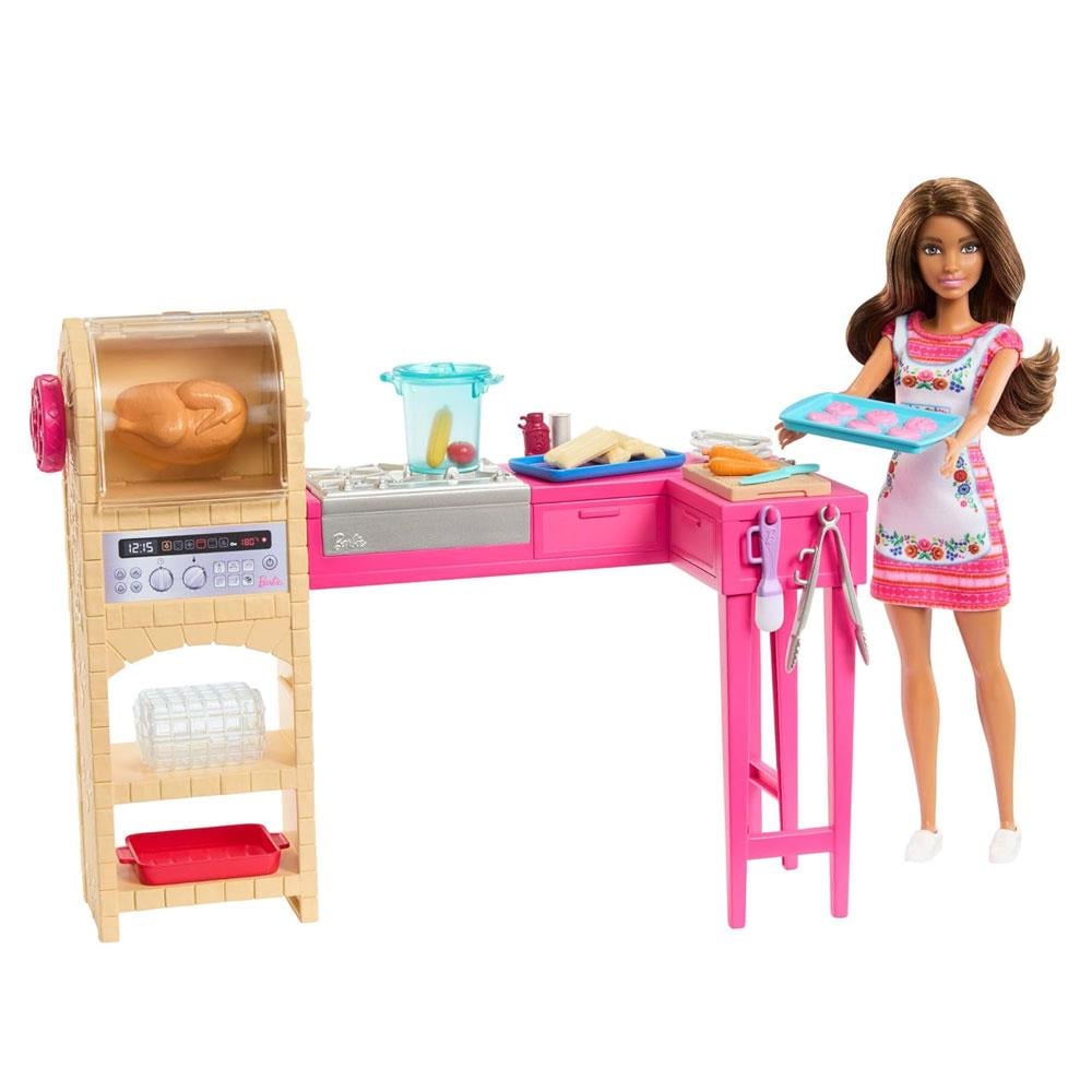 Manken Bebekler, Mattel, Barbie And Teresa Recipe For Friendship Teresa Ve Mutfağı Oyun Seti JCT06