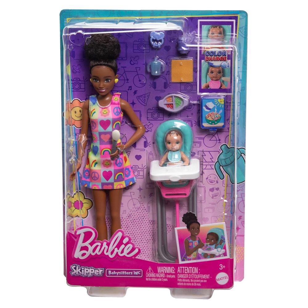 Manken Bebekler, Barbie, Barbie Bebek Bakıcılığı Oyun Seti FHY97 HTK34
