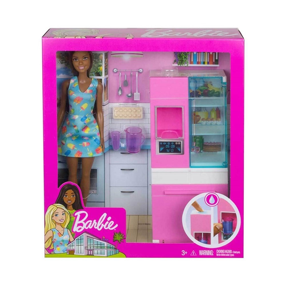 Manken Bebekler, Barbie, Barbie Bebek ve Oda Setleri DVX51 GHL85 Mutfak Seti