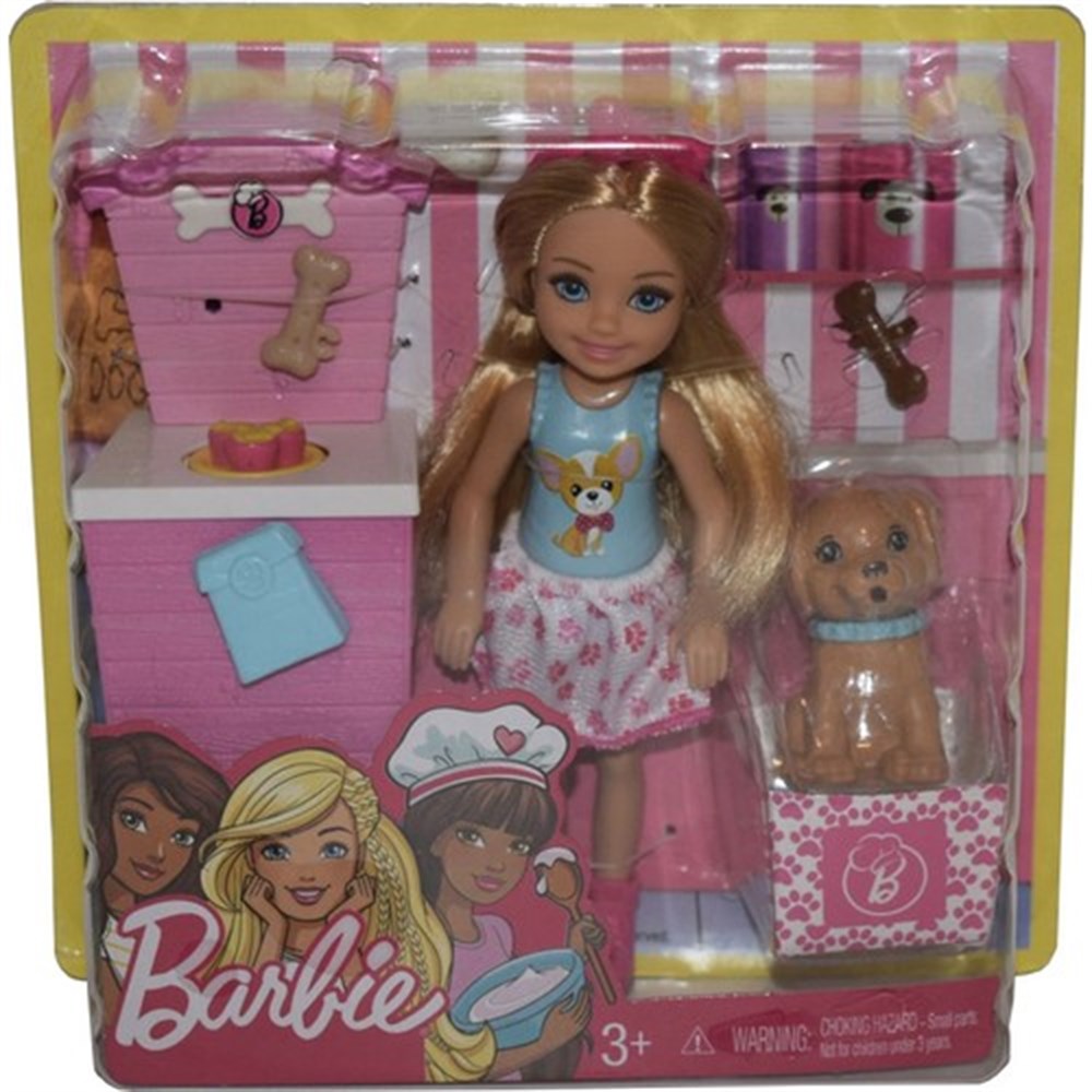 Manken Bebekler, Barbie, Barbie Chelsea Mutfakta Oyun Seti FHP66