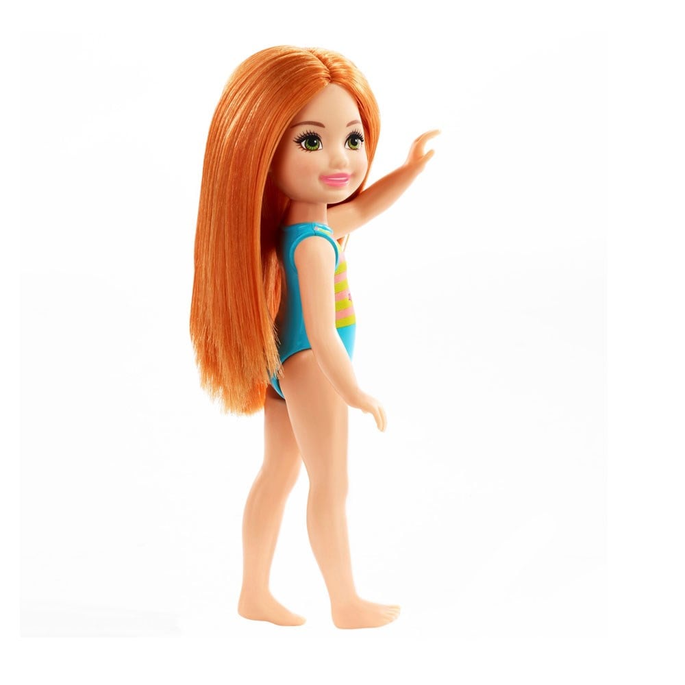 Manken Bebekler, Barbie, Barbie Chelsea Tatilde Bebekleri GLN69 GLN72 Flamingo Desenli
