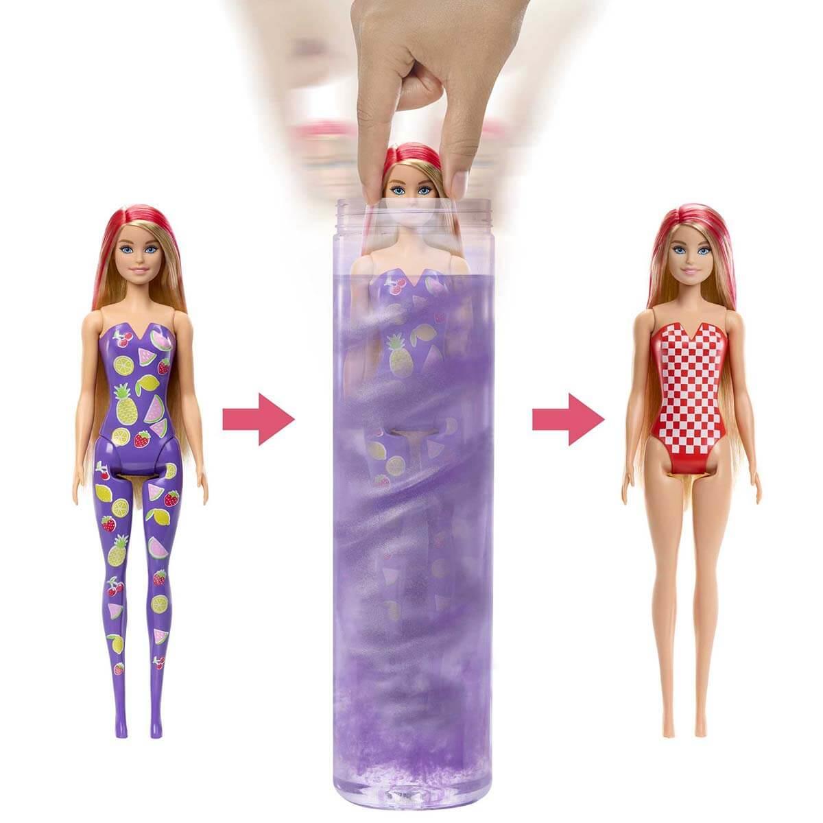Manken Bebekler, Barbie, Barbie Color Reveal Bebek Çeşitleri HJX49