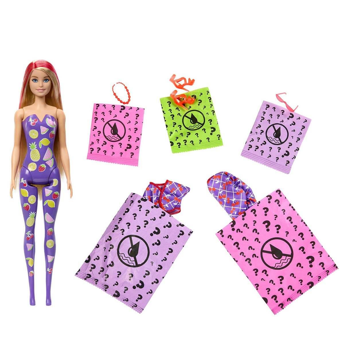 Manken Bebekler, Barbie, Barbie Color Reveal Bebek Çeşitleri HJX49