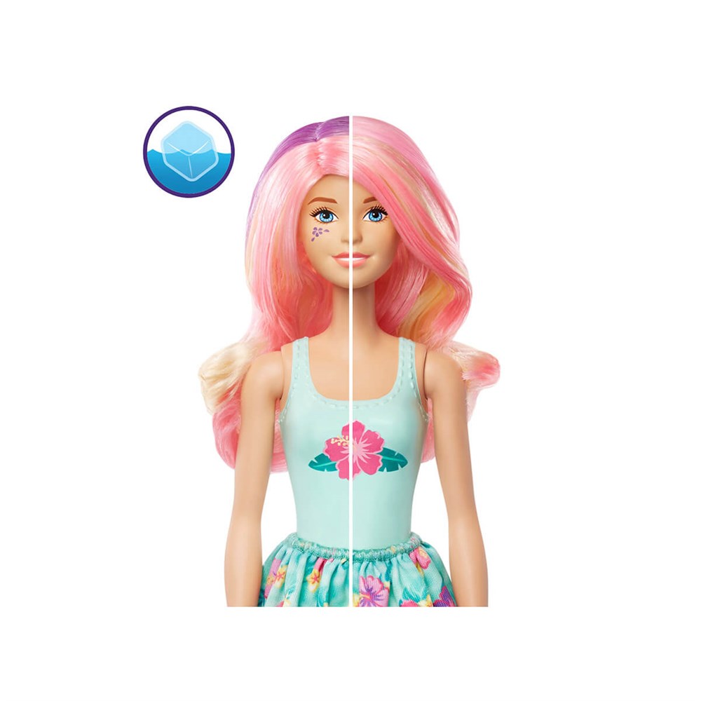 Manken Bebekler, Barbie, Barbie Color Reveal Renk Değiştiren Sürpriz Bebekler S3 GTP42