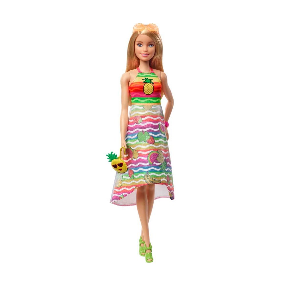 Manken Bebekler, Barbie, Barbie Crayola Mevyeli Tasarım Bebeği GBK18