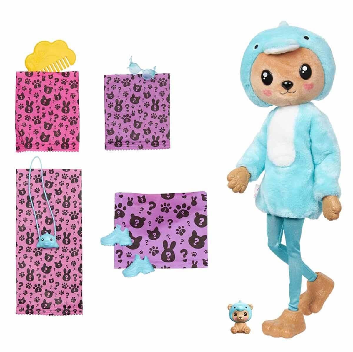 Manken Bebekler, Barbie, Barbie Cutie Reveal Bebek Serisi HRK22 HRK25 Turkuaz