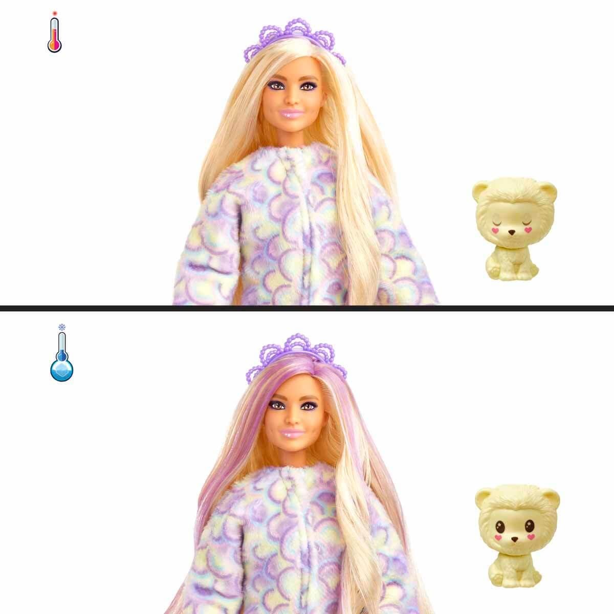 Manken Bebekler, Barbie, Barbie Cutie Reveal Bebekler Barbie Sevimli Kostümler Serisi HKR02 HKR06 Aslan