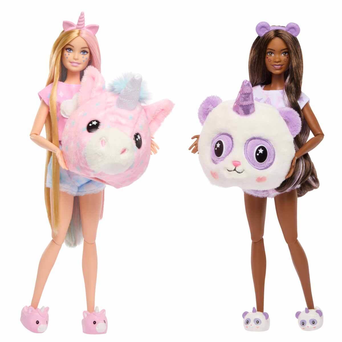 Manken Bebekler, Barbie, Barbie Cutie Reveal Pijama Partisi Oyun Seti HRY15