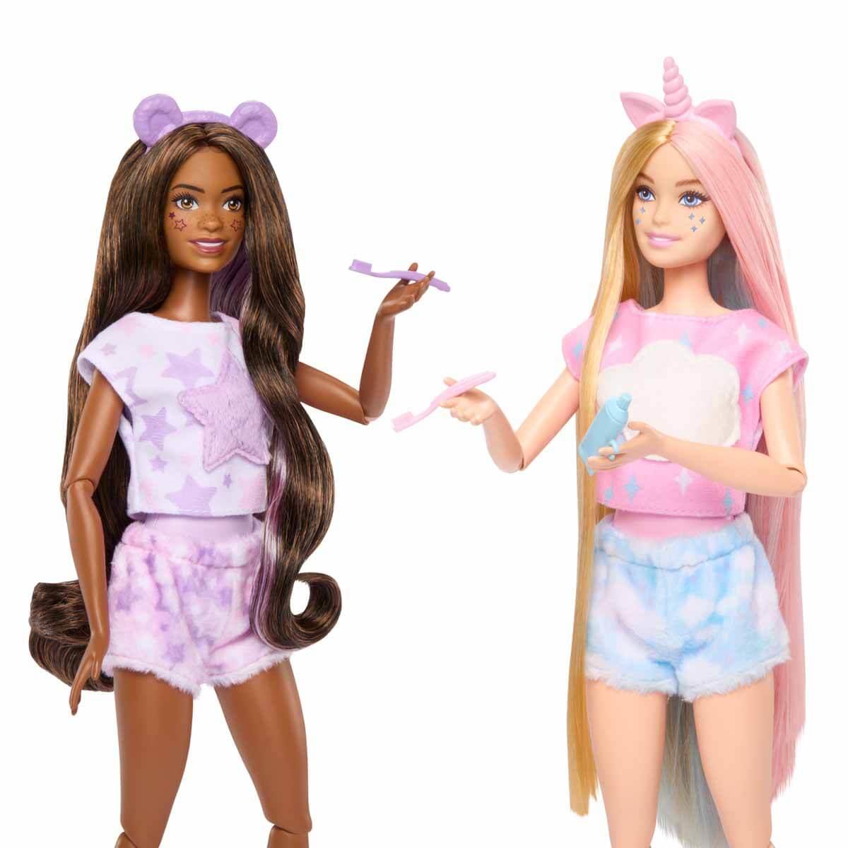 Manken Bebekler, Barbie, Barbie Cutie Reveal Pijama Partisi Oyun Seti HRY15