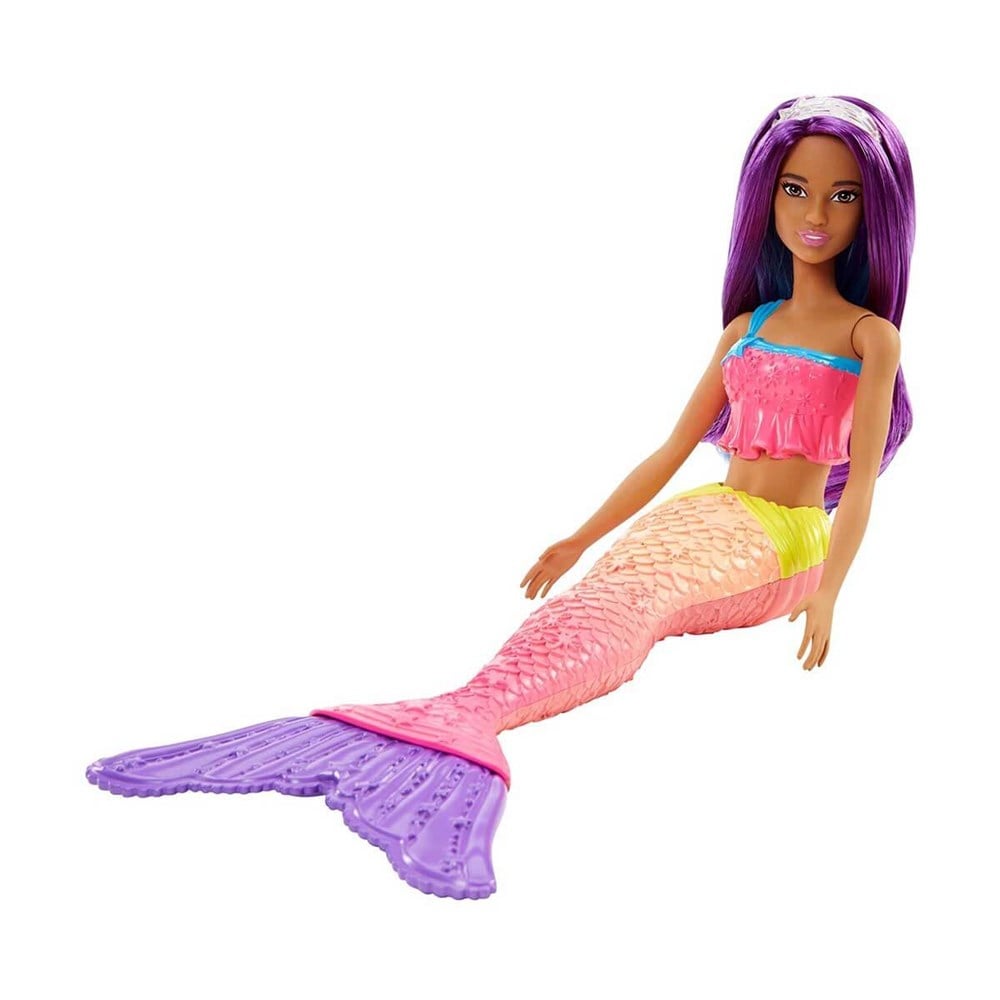Manken Bebekler, Barbie, Barbie Dreamtopia Deniz Kızı Bebekler Kumral Turuncu FJC89 FJC90