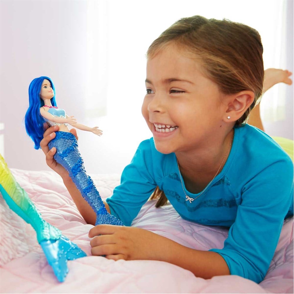 Manken Bebekler, Barbie, Barbie Dreamtopia Deniz Kızı Bebekler Mavi FJC89 FJC92