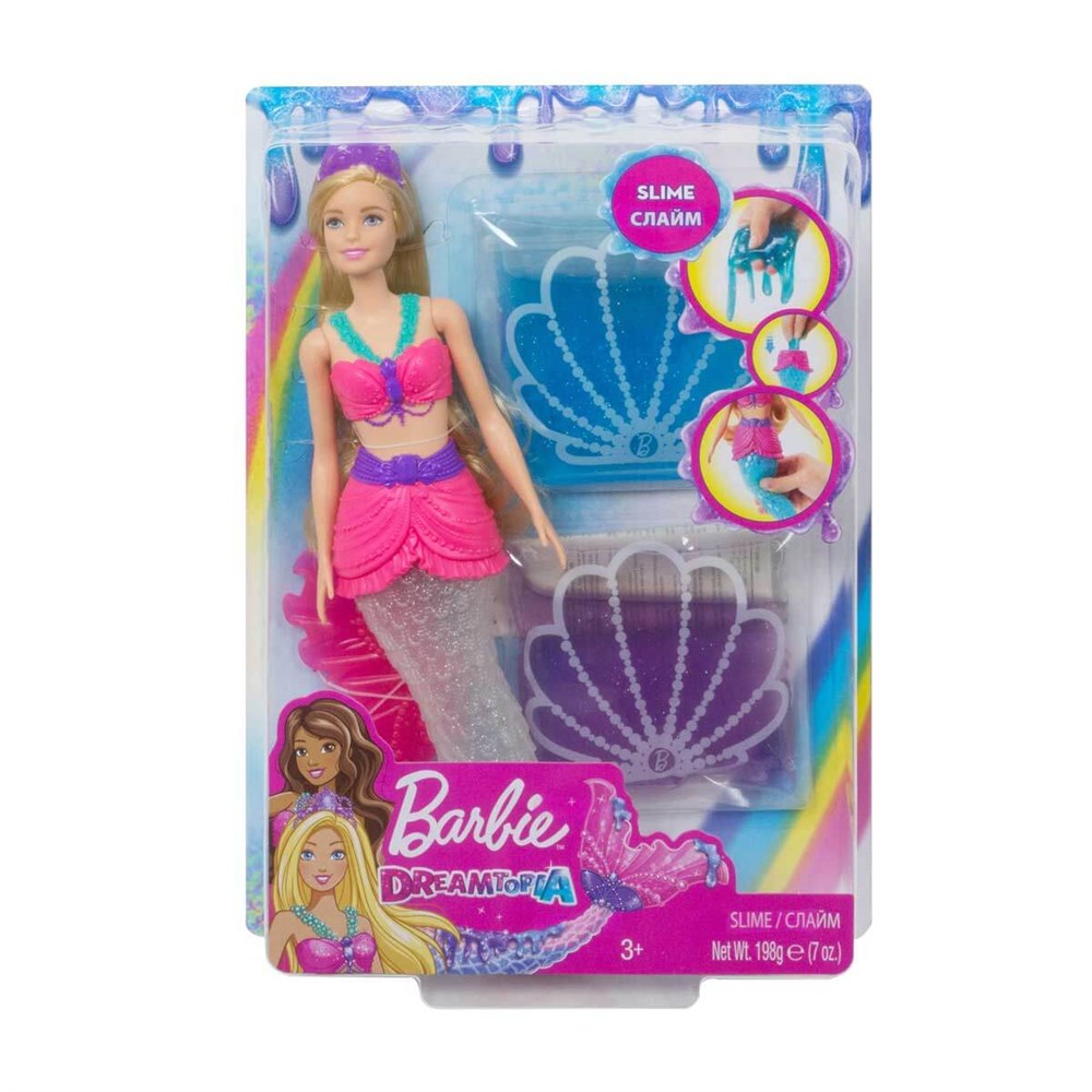 Manken Bebekler, Barbie, Barbie Dreamtopia Slime Kuyruklu Denizkızı GKT75