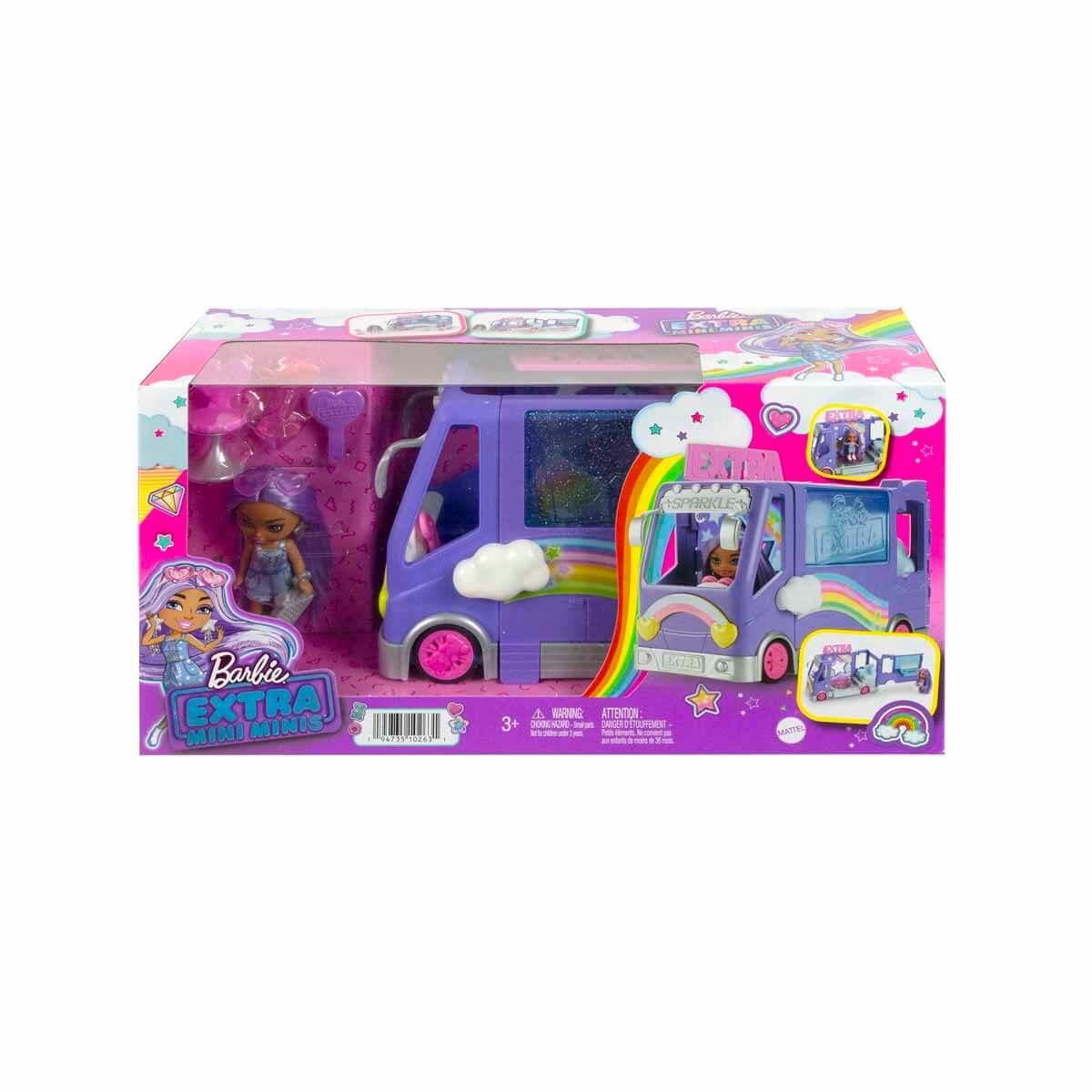 Manken Bebekler, Barbie, Barbie Extra Mini Mini Tur Otobüsü HKF84