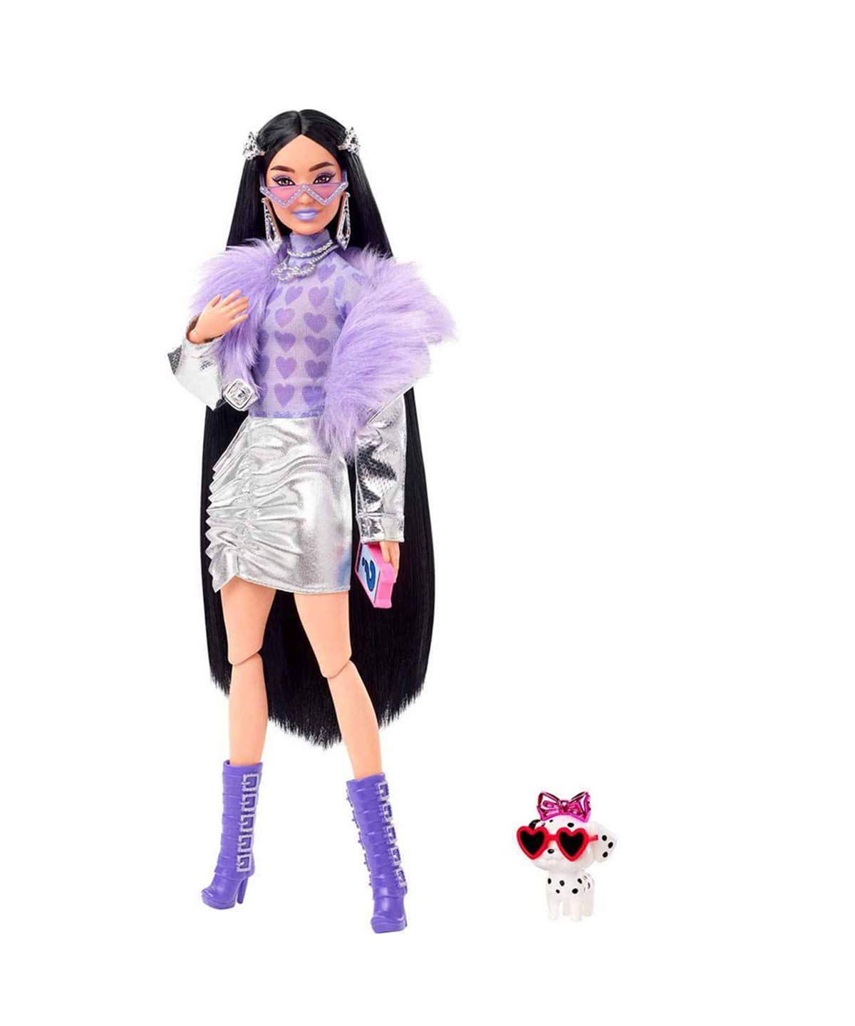 Manken Bebekler, Barbie, Barbie Extra Mor Botlu Bebek HHN07