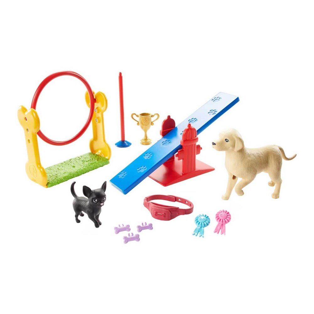 Manken Bebekler, Barbie, Barbie Ken ve Meslekleri Oyun Setleri GJM32 GJM34 Köpek Eğitmeni