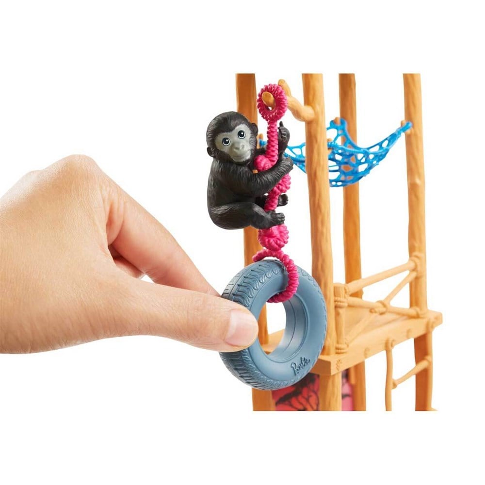 Manken Bebekler, Barbie, Barbie Ken ve Meslekleri Oyun Setleri GJM32 GJM33 Vahşi Doğa Veterineri