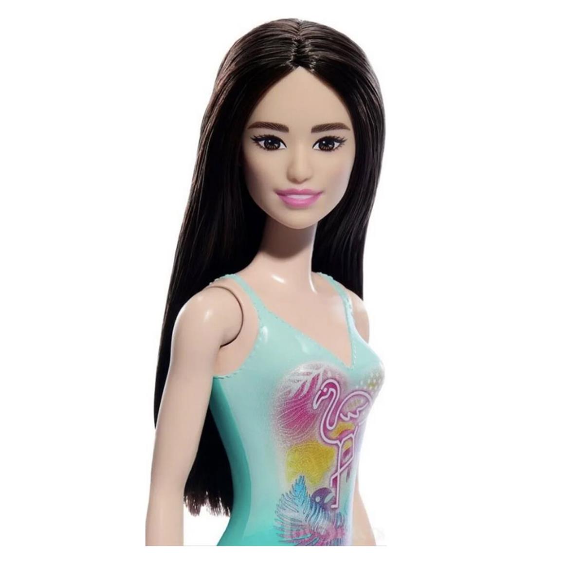 Manken Bebekler, Barbie, Barbie Plajda Bebekleri DWJ99 HPV22 Siyah Saçlı