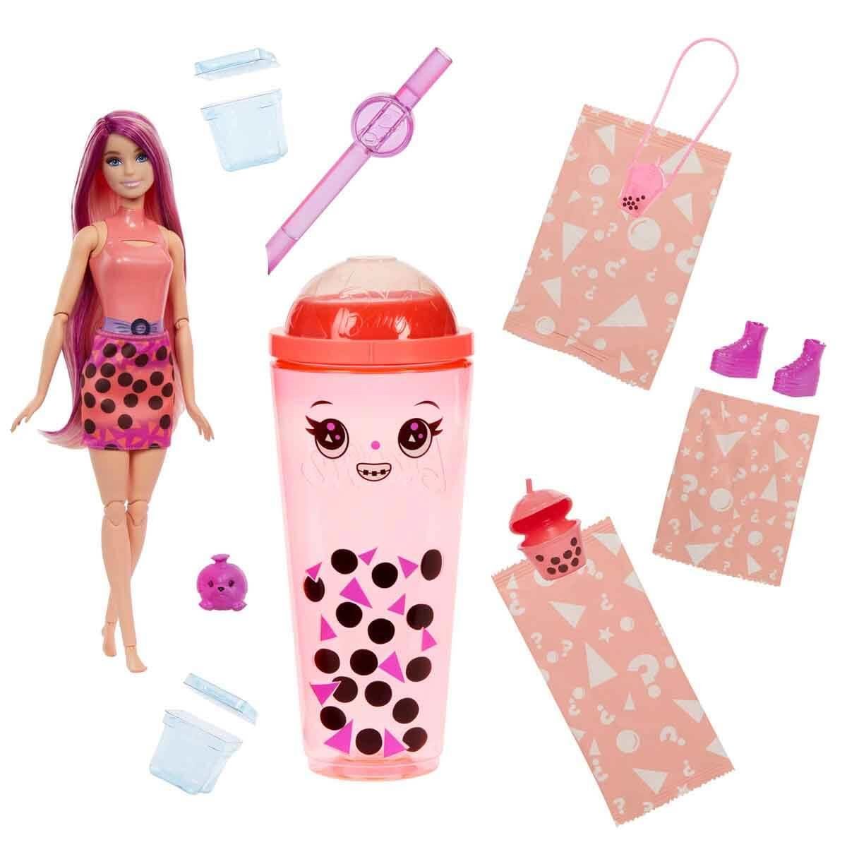 Manken Bebekler, Barbie, Barbie Pop Reveal Bubble Tea Serisi HTJ18 HTJ22 Mango Mochi