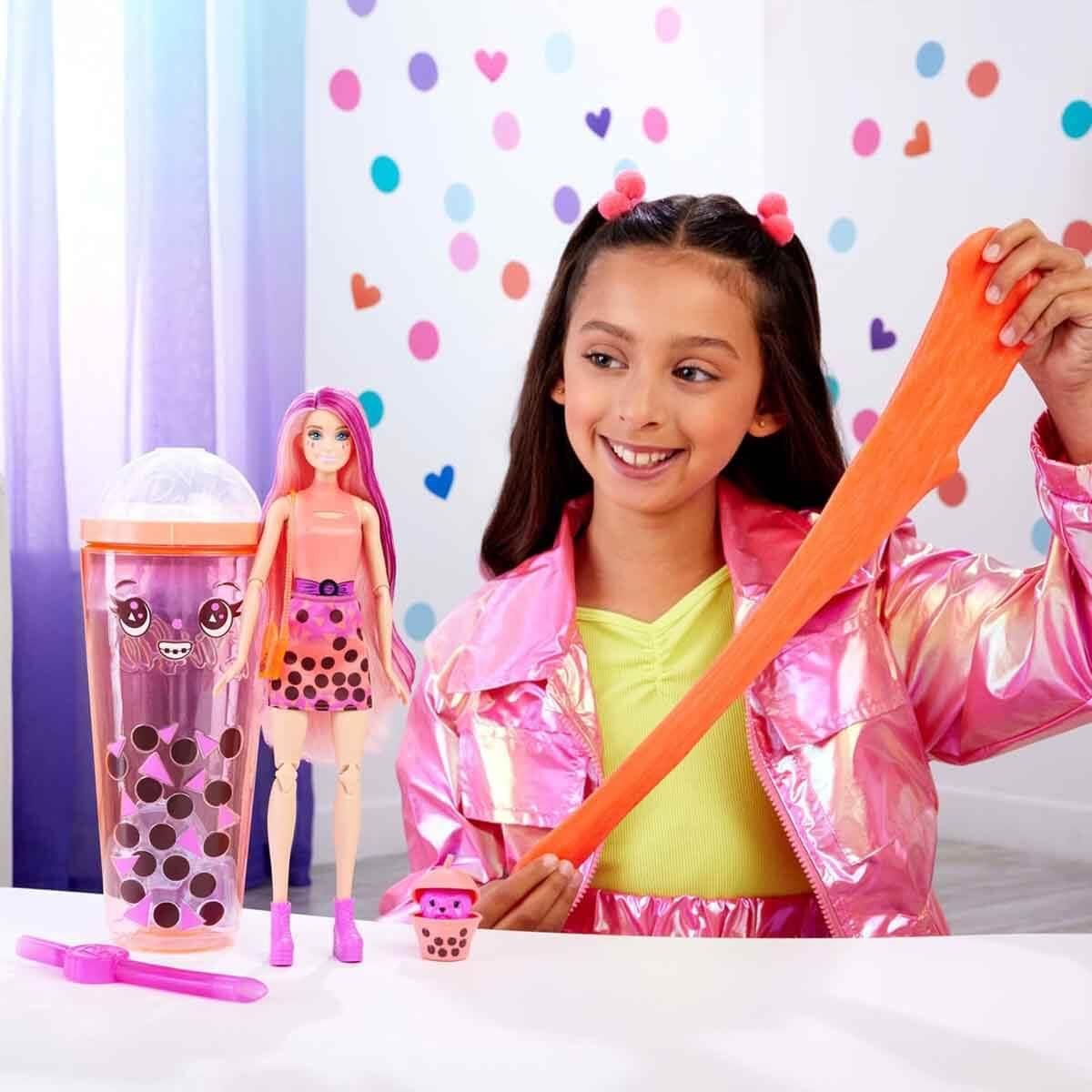 Manken Bebekler, Barbie, Barbie Pop Reveal Bubble Tea Serisi HTJ18 HTJ22 Mango Mochi