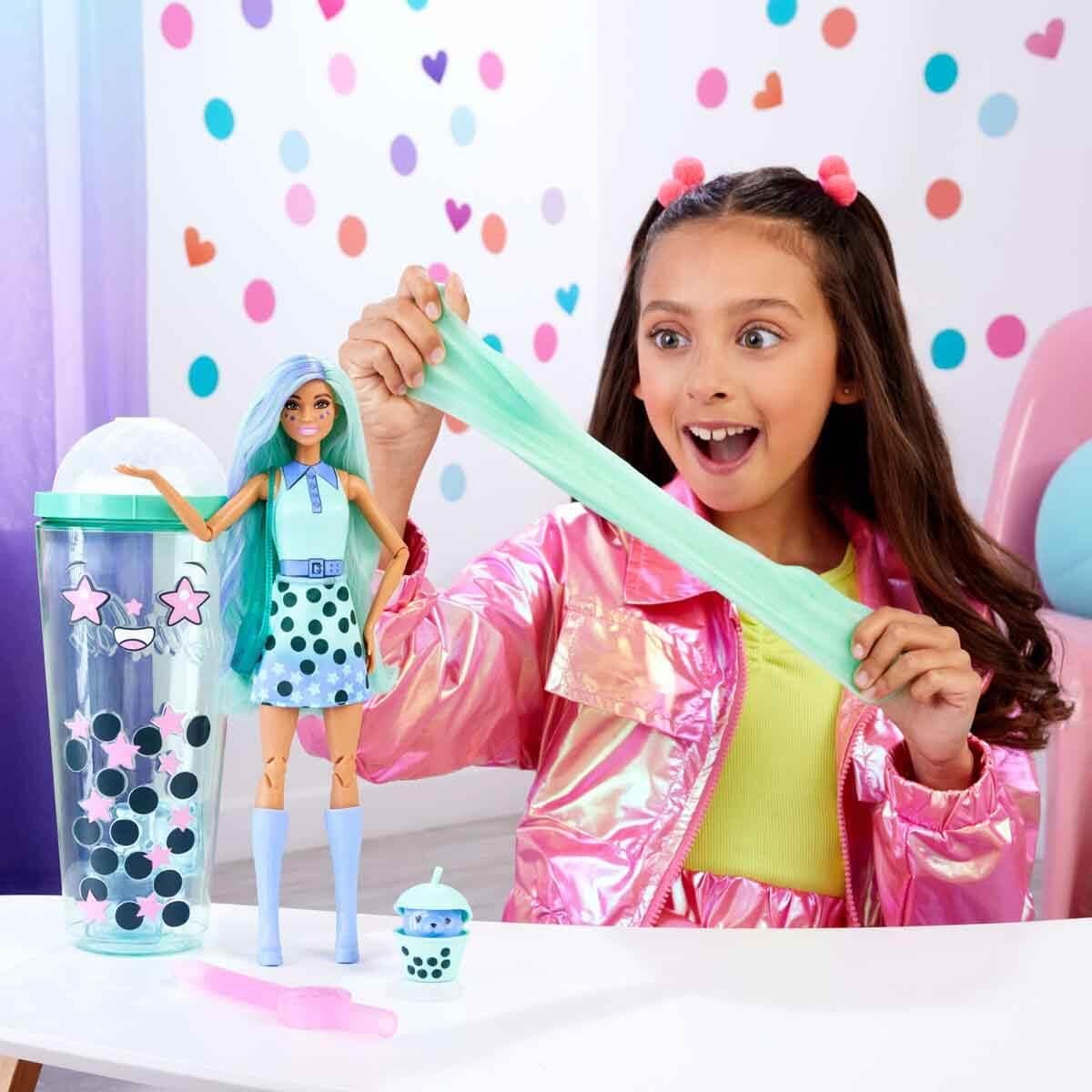 Manken Bebekler, Barbie, Barbie Pop Reveal Bubble Tea Serisi HTJ18 HTJ21 Green Tea
