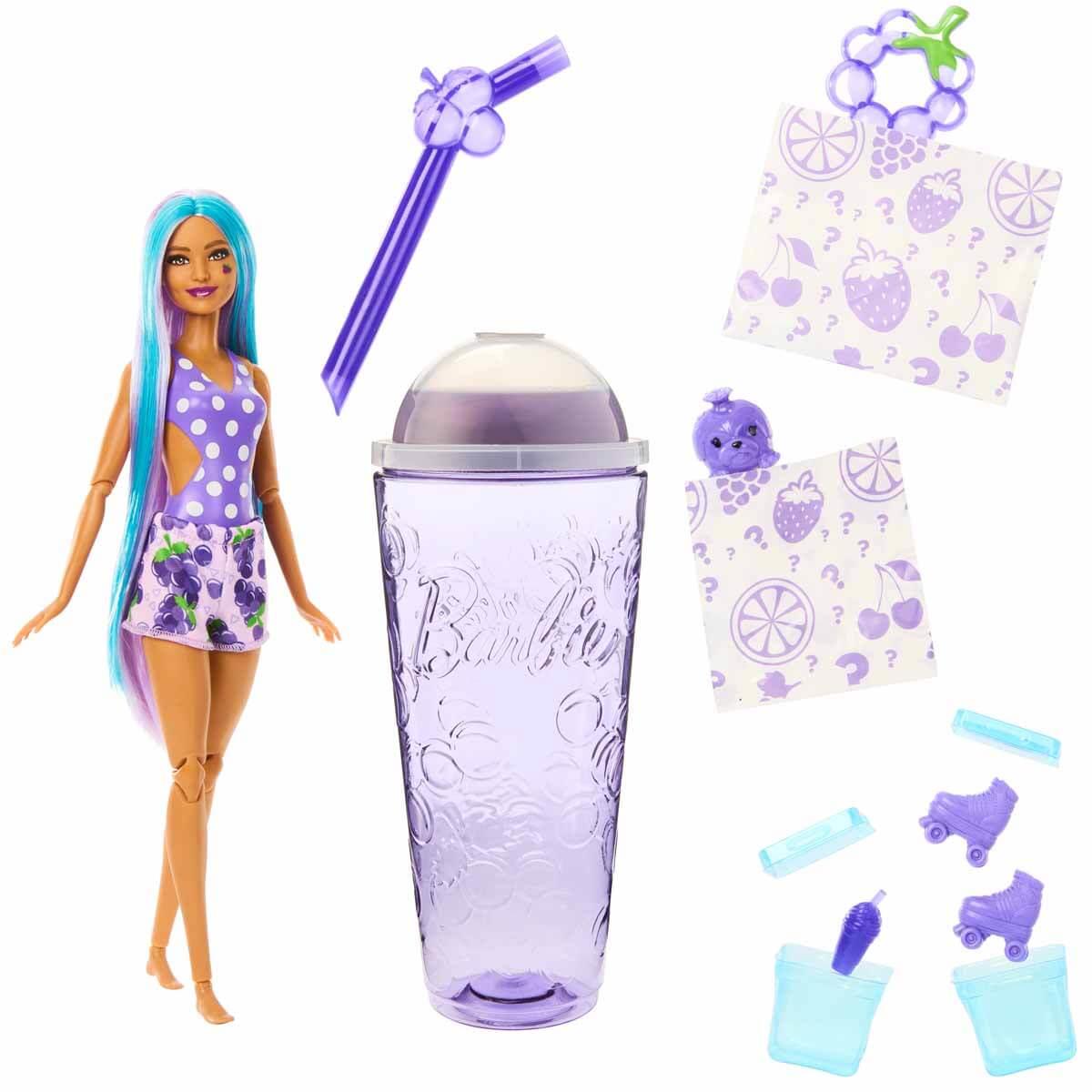 Manken Bebekler, Barbie, Barbie Pop Reveal Meyve Serisi HNW40 HNW44 Grape Fizz