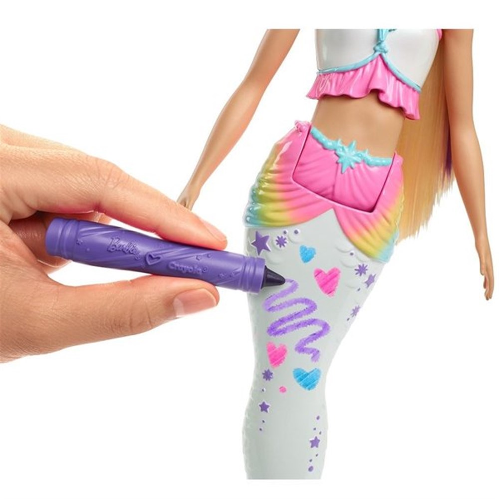Manken Bebekler, Barbie, Barbie Sihirli Renkler Deniz Kızı GCG67