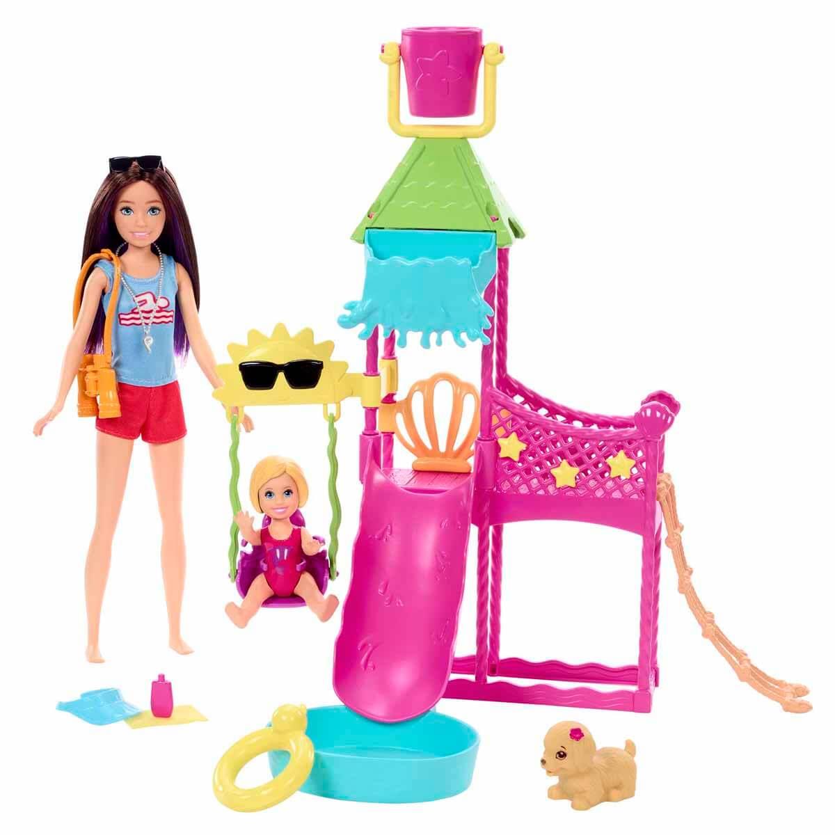 Manken Bebekler, Barbie, Barbie Skipper'ın Su Parkı Eğlencesi Oyun Seti HKD80