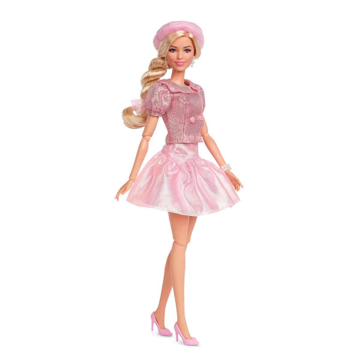 Manken Bebekler, Barbie, Barbie The Movie Pembe Bereli Barbie Bebek JBJ53