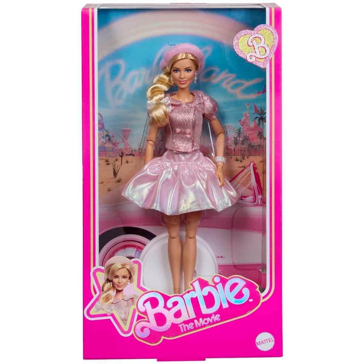 Manken Bebekler, Barbie, Barbie The Movie Pembe Bereli Barbie Bebek JBJ53