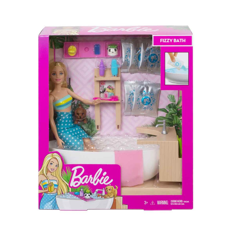 Manken Bebekler, Barbie, Barbie Wellness Barbie'nin Spa Günü Oyun Seti GJN32
