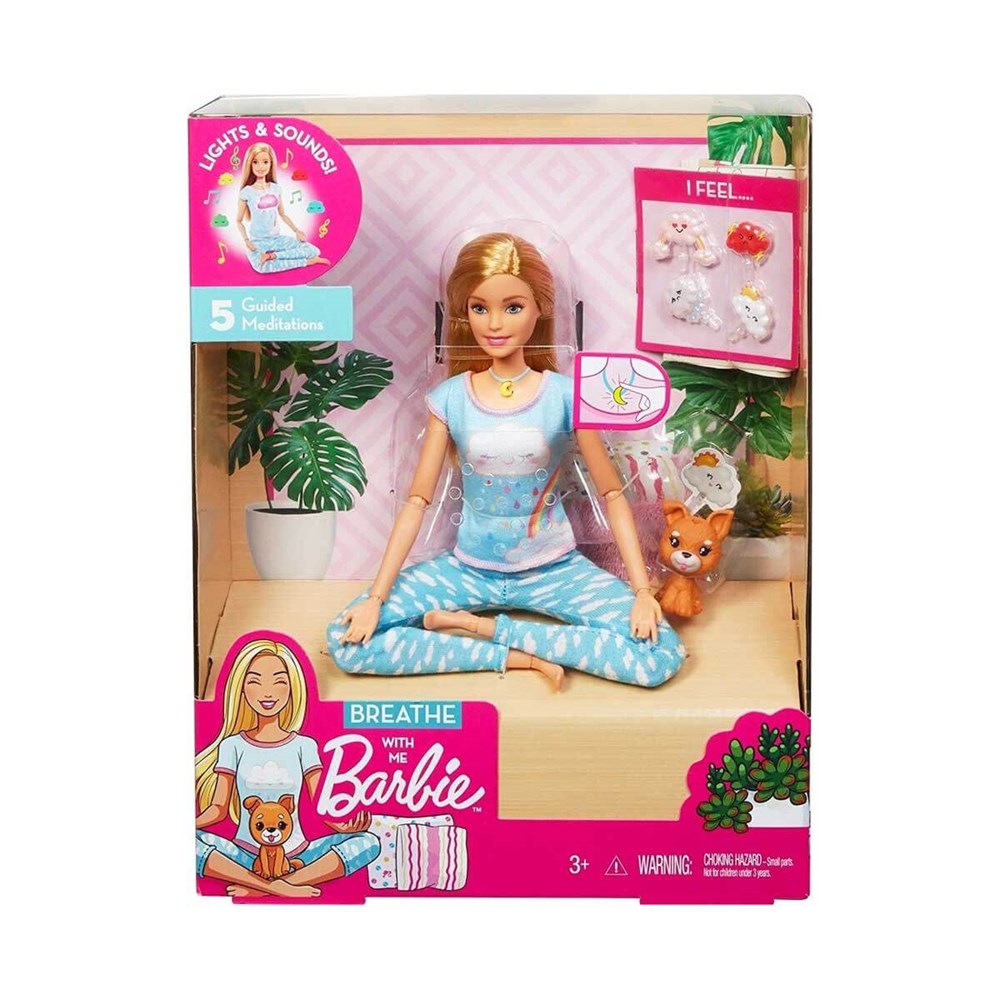 Manken Bebekler, Barbie, Barbie Wellness Nefes Egzersizi Bebeği GNK01