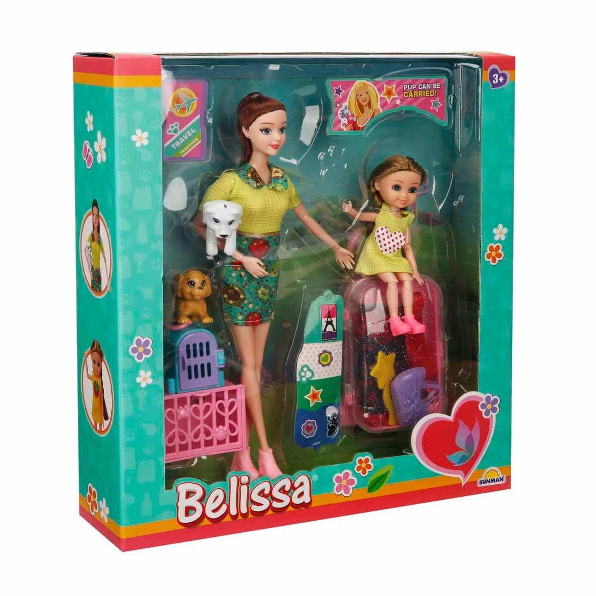 Manken Bebekler, Sunman, Belissa ve Annesi Yolculuk Zamanı 30462 Esmer