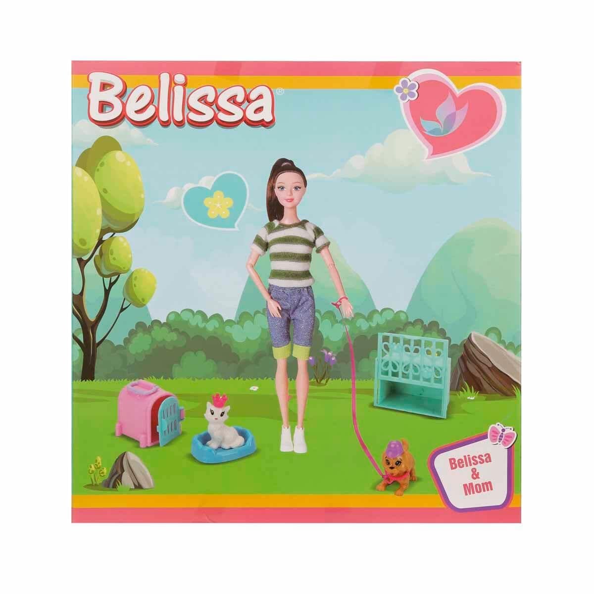 Manken Bebekler, Sunman, Belissa'nın Annesi ve Sevimli Dostları Bebek Seti 30448 Esmer