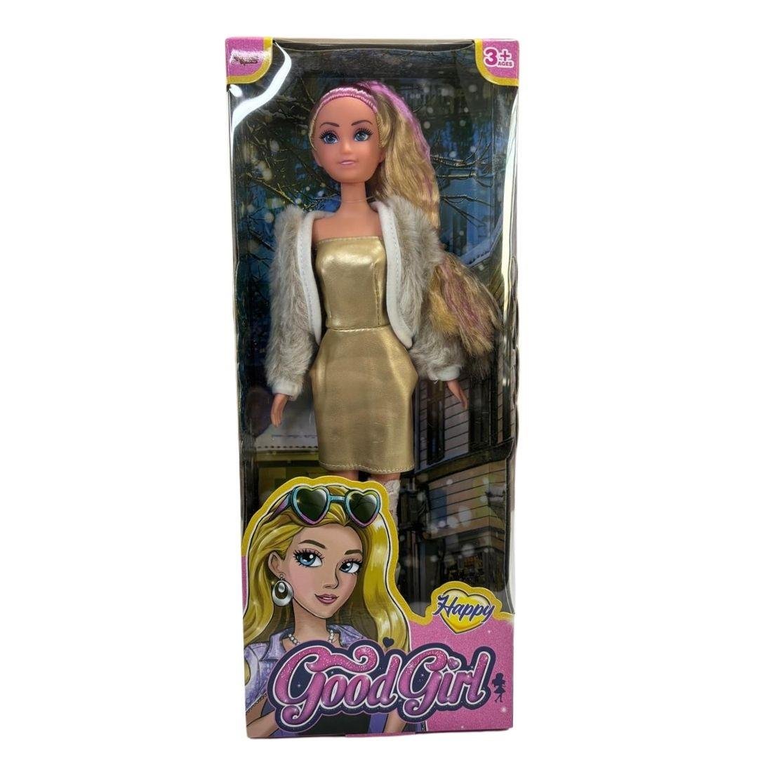 Manken Bebekler, Vardem, Ceketli Cizmeli Renkli Saçlı Bebek